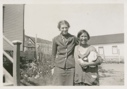Image of Miriam and Eskimo [Inuk] woman with duffel jacket made for Miriam MacMillan